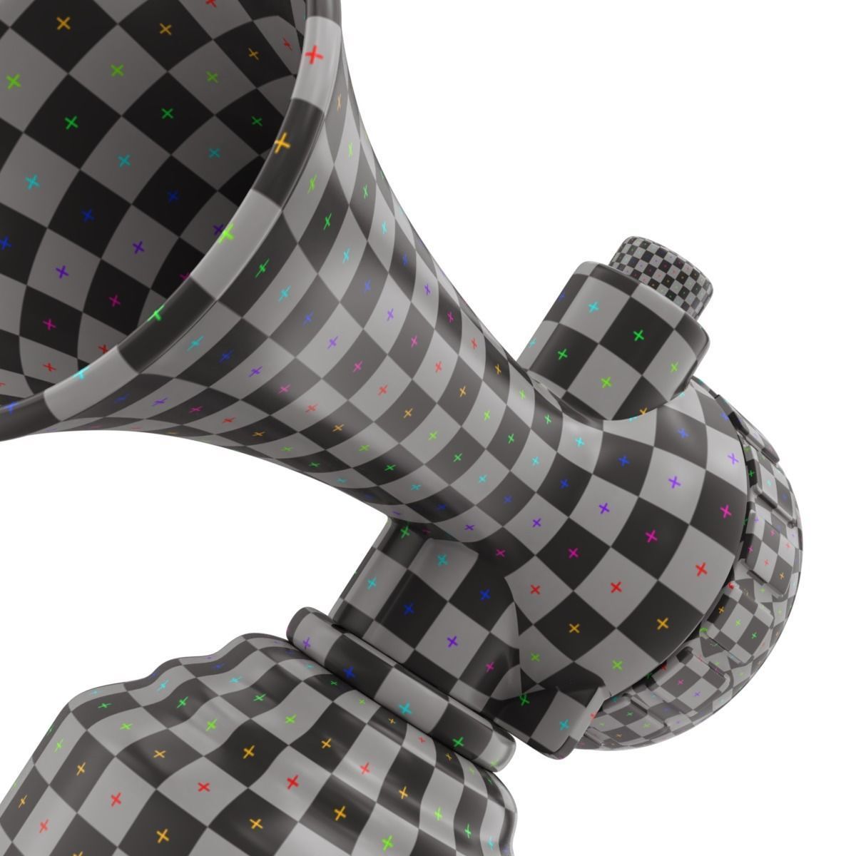 Air Horn 3D model_18