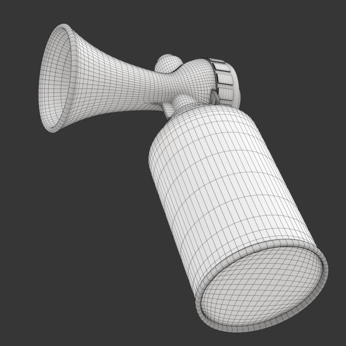 Air Horn 3D model_30