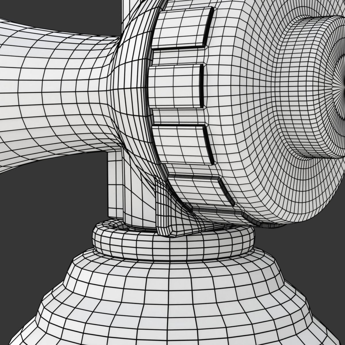 Air Horn 3D model_32