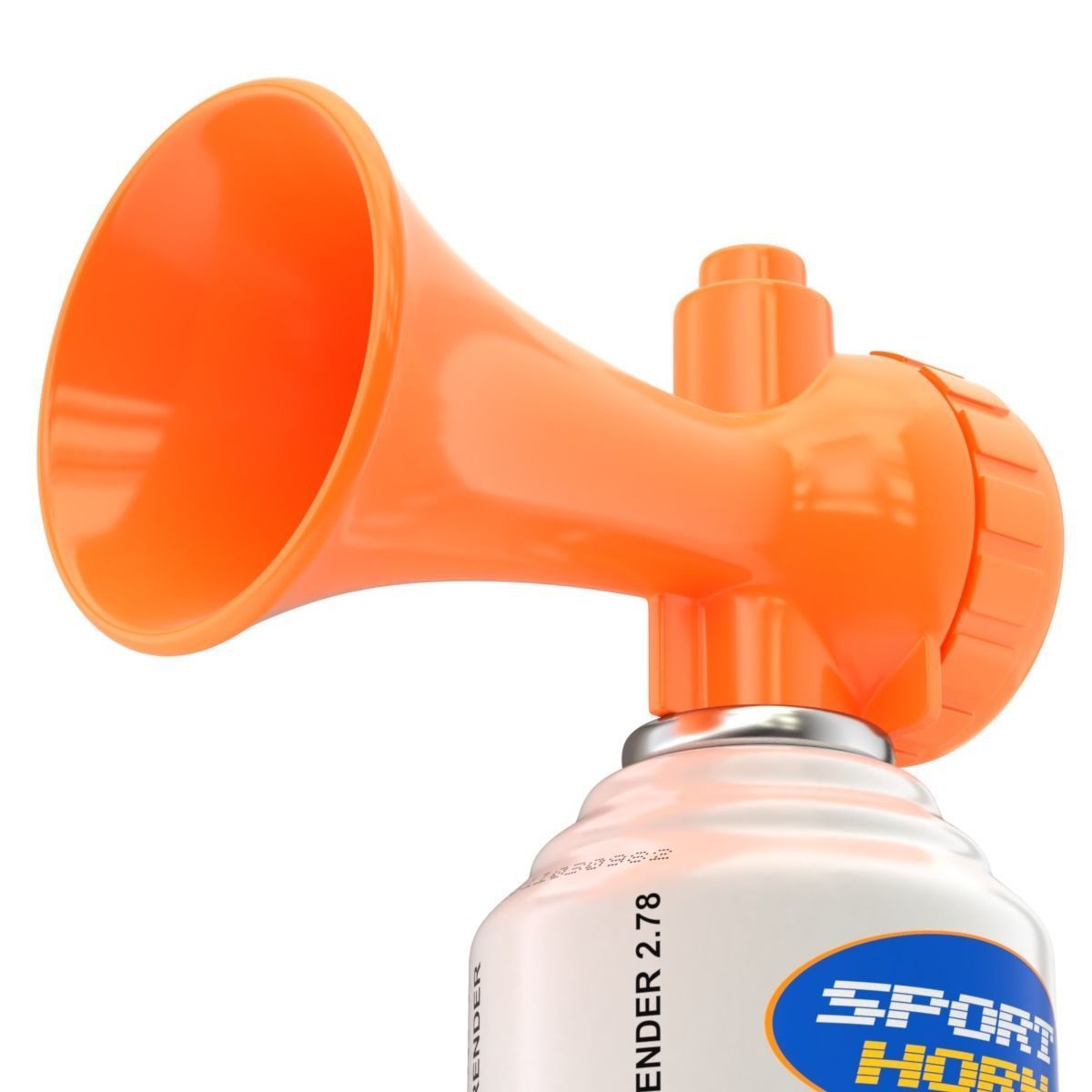 Air Horn 3D model_3