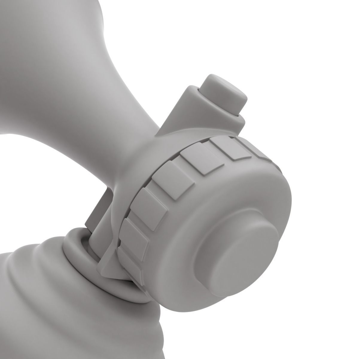 Air Horn 3D model_21