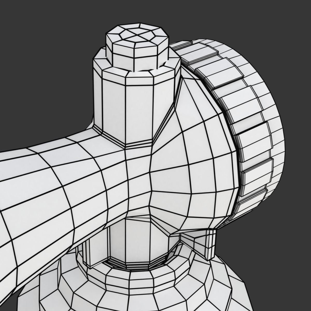 Air Horn 3D model_27