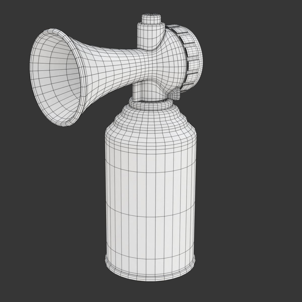 Air Horn 3D model_29