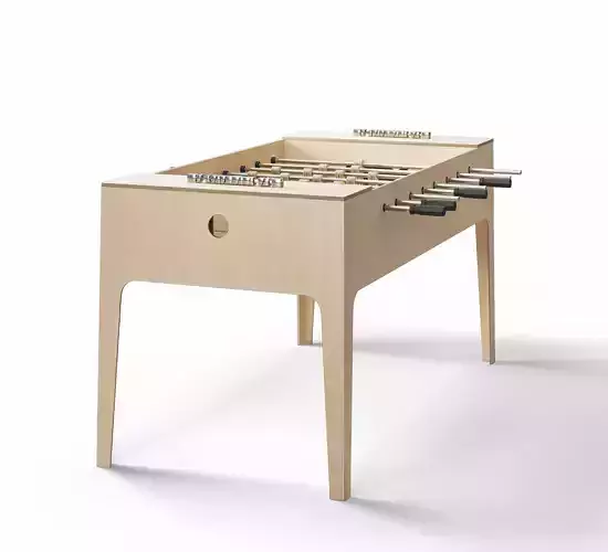 Foosball table 3D model