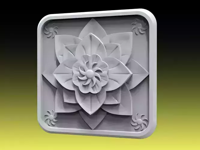 Rosette 034 3D print model