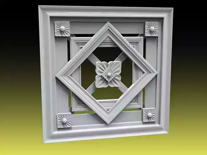Rosette 035 3D print model