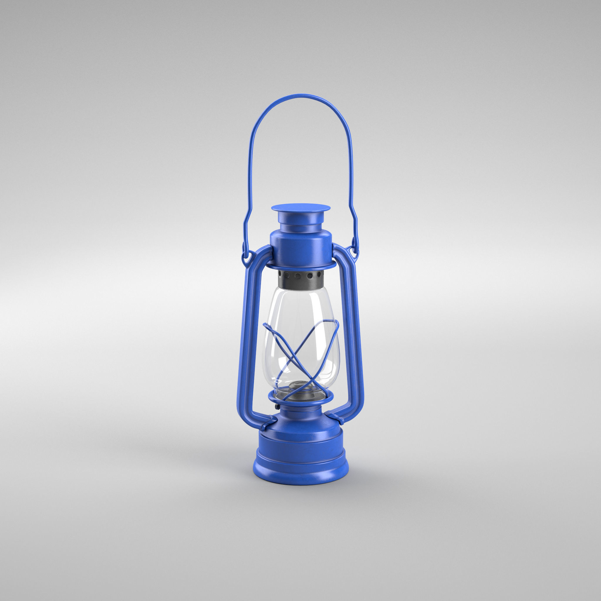 Oillamp with dirty and clean textures Low-poly 3D model_7