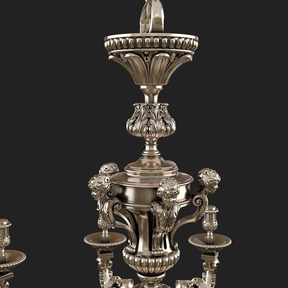 Lustre Mazarin 3D model_3