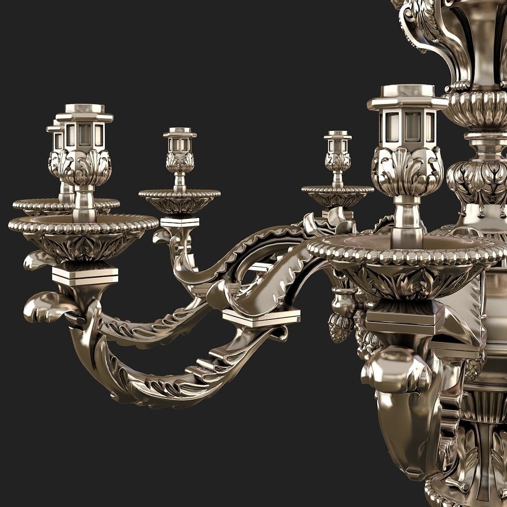 Lustre Mazarin 3D model_6