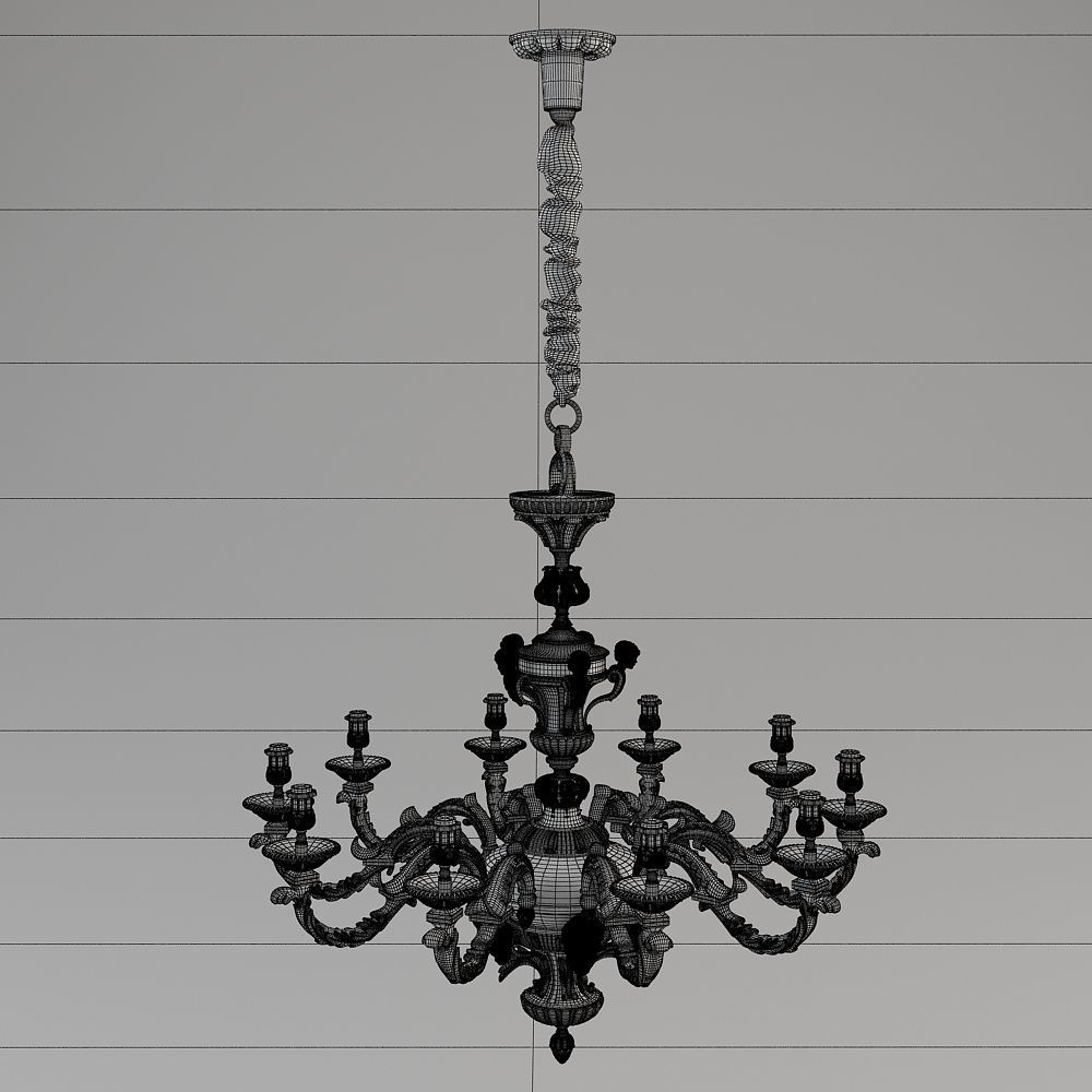 Lustre Mazarin 3D model_4