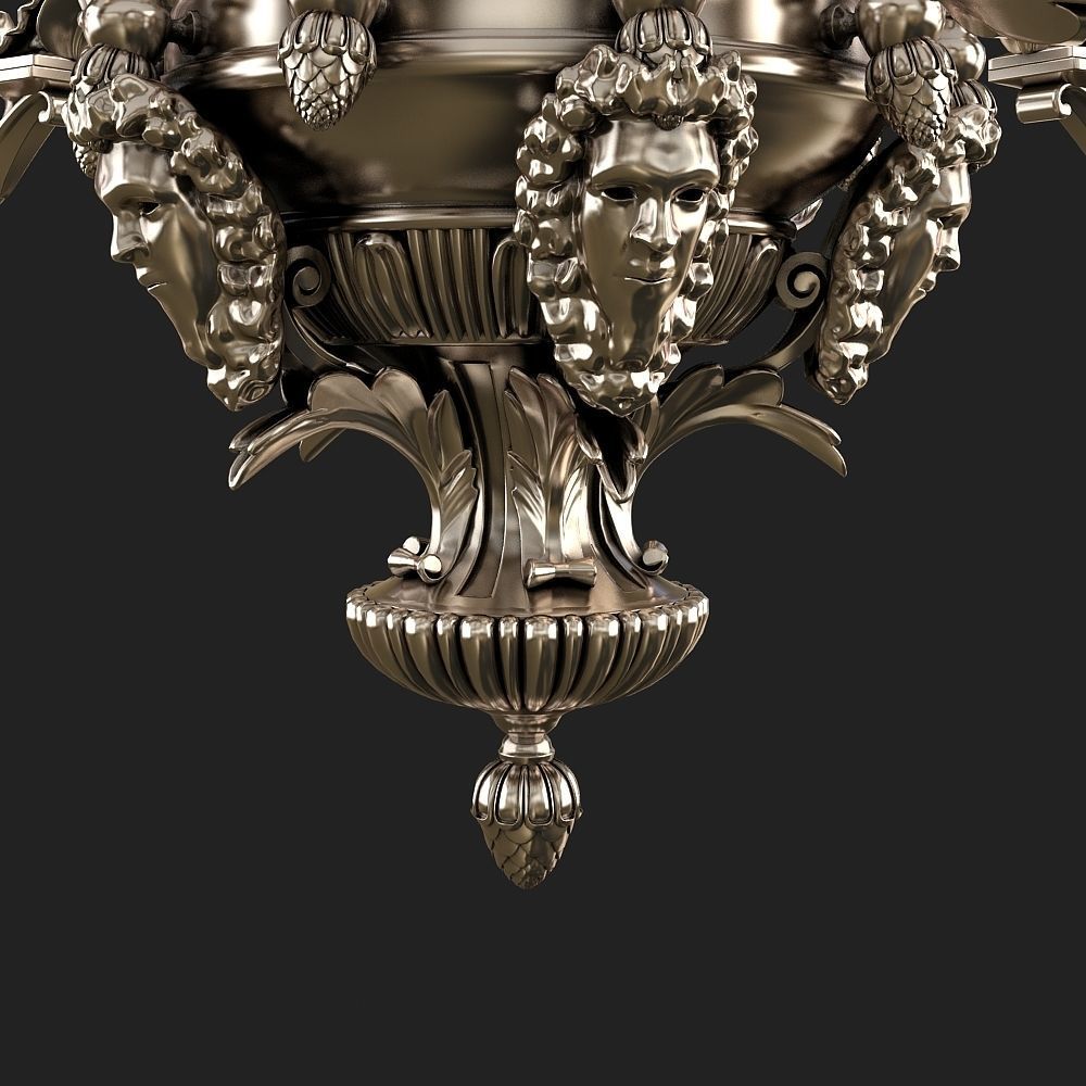 Lustre Mazarin 3D model_2