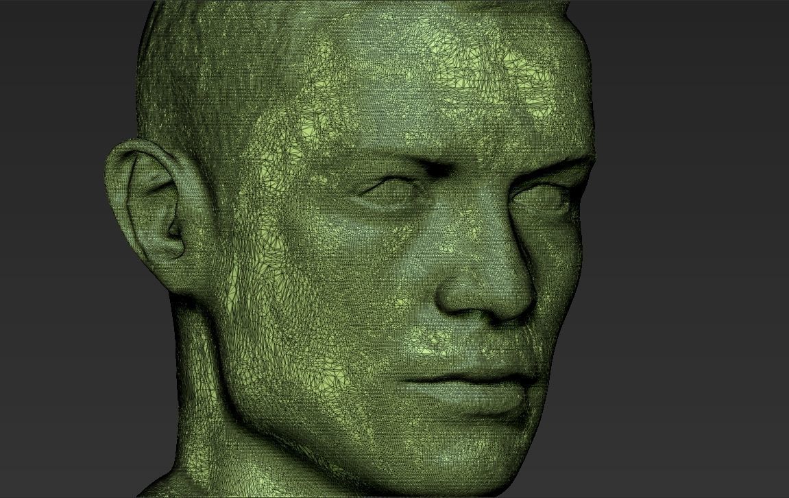 Cristiano Ronaldo bust ready for full color 3D printing 3D print model_55