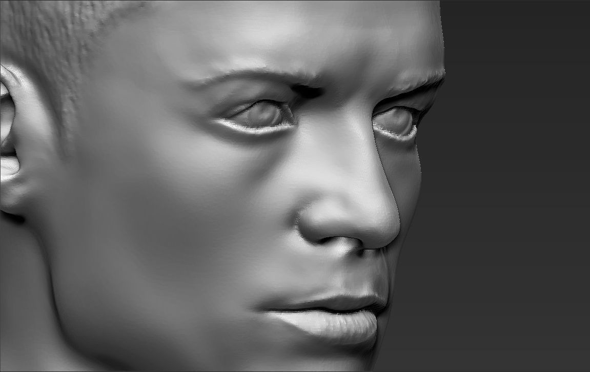 Cristiano Ronaldo bust ready for full color 3D printing 3D print model_50