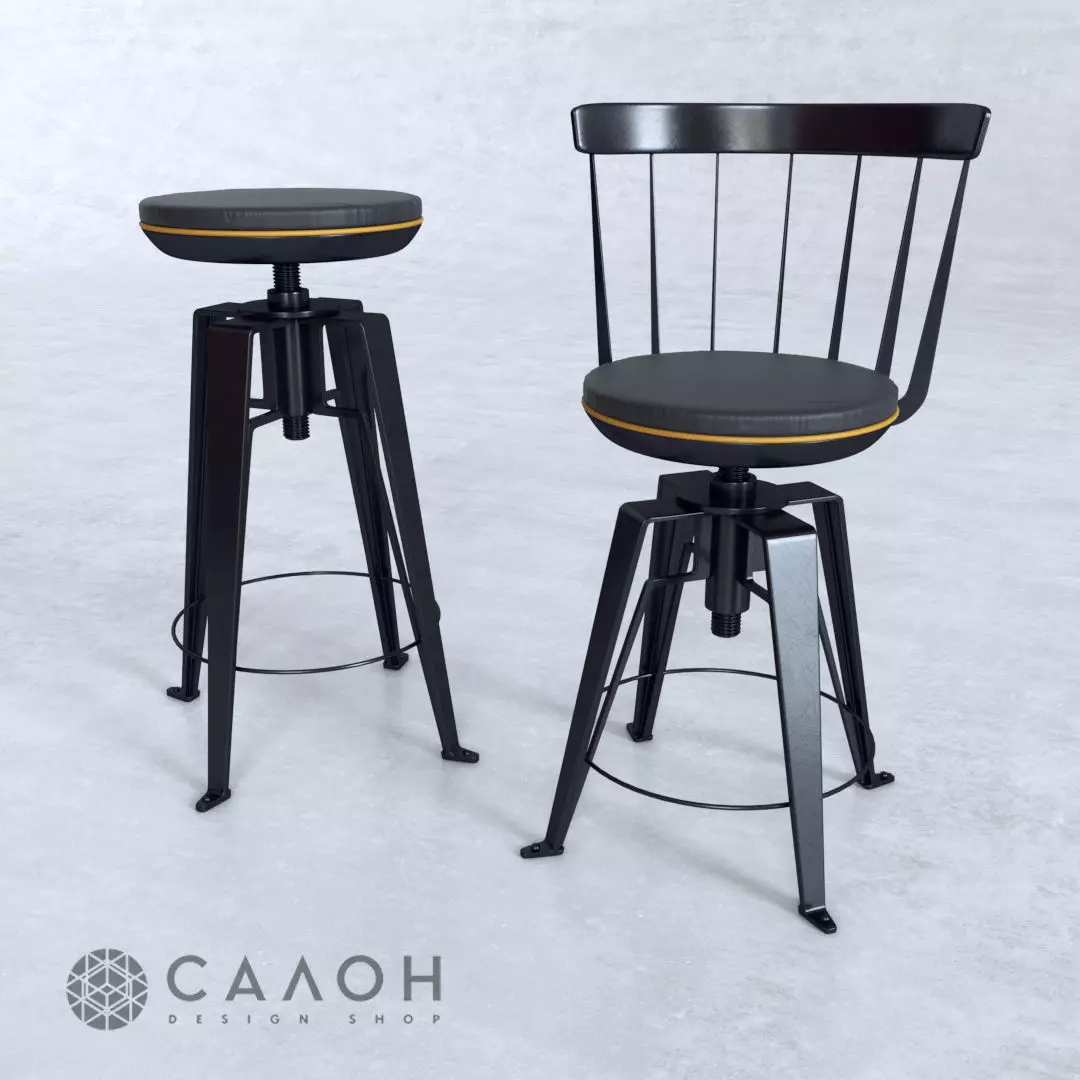 Chair Antelope 3D model_0