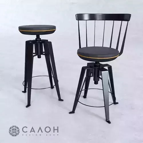 Chair Antelope 3D model