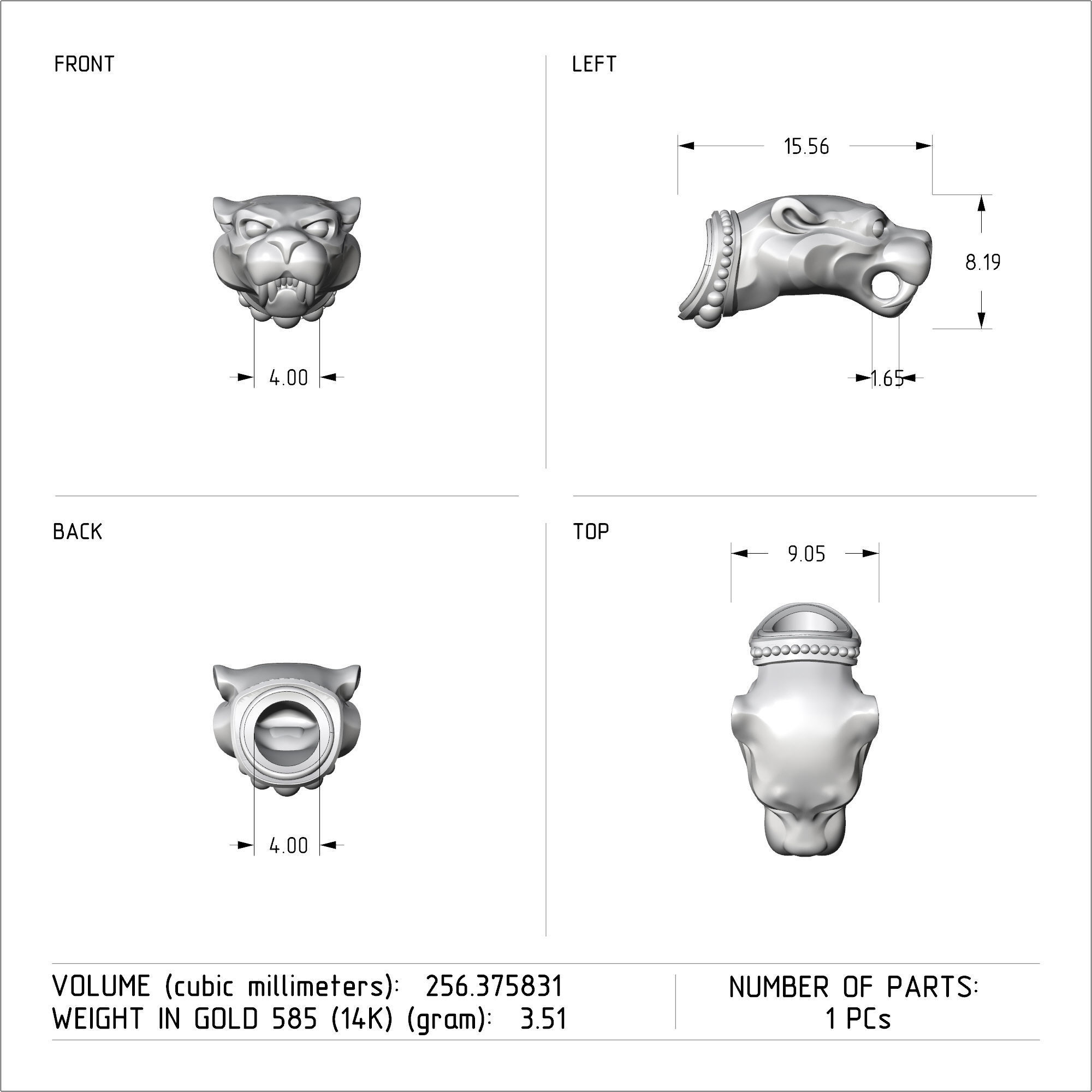 End Panther V1 3D print model_2