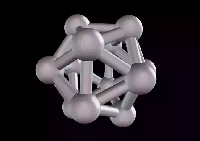 015 Mathart - Platonic Solids - Icosahedron 03 - 10 cm