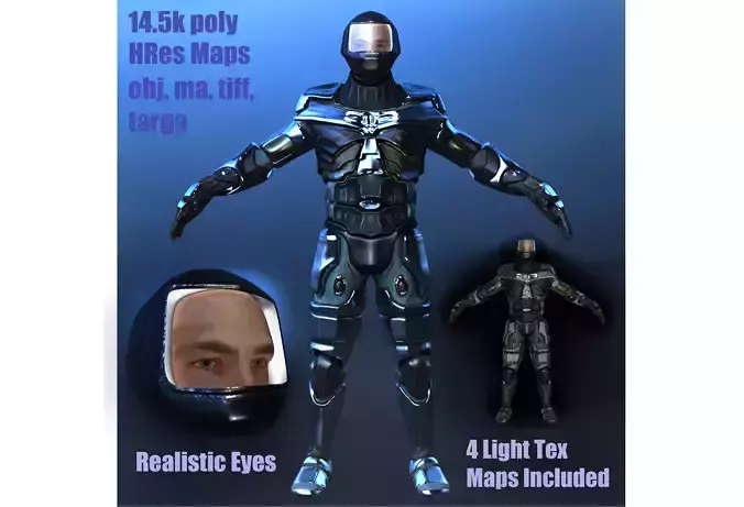 MALE MECH Warrior 01