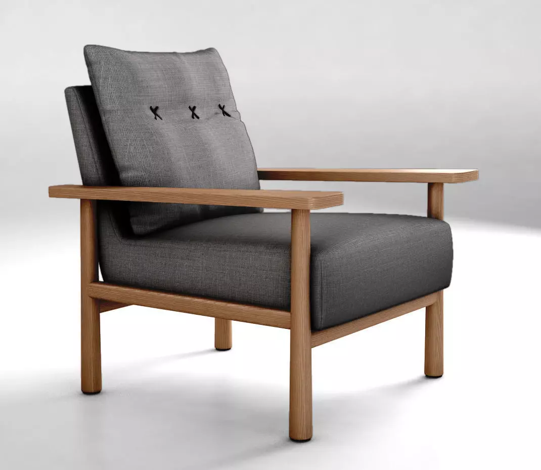 Jardan Archie sofa armchair 3D model