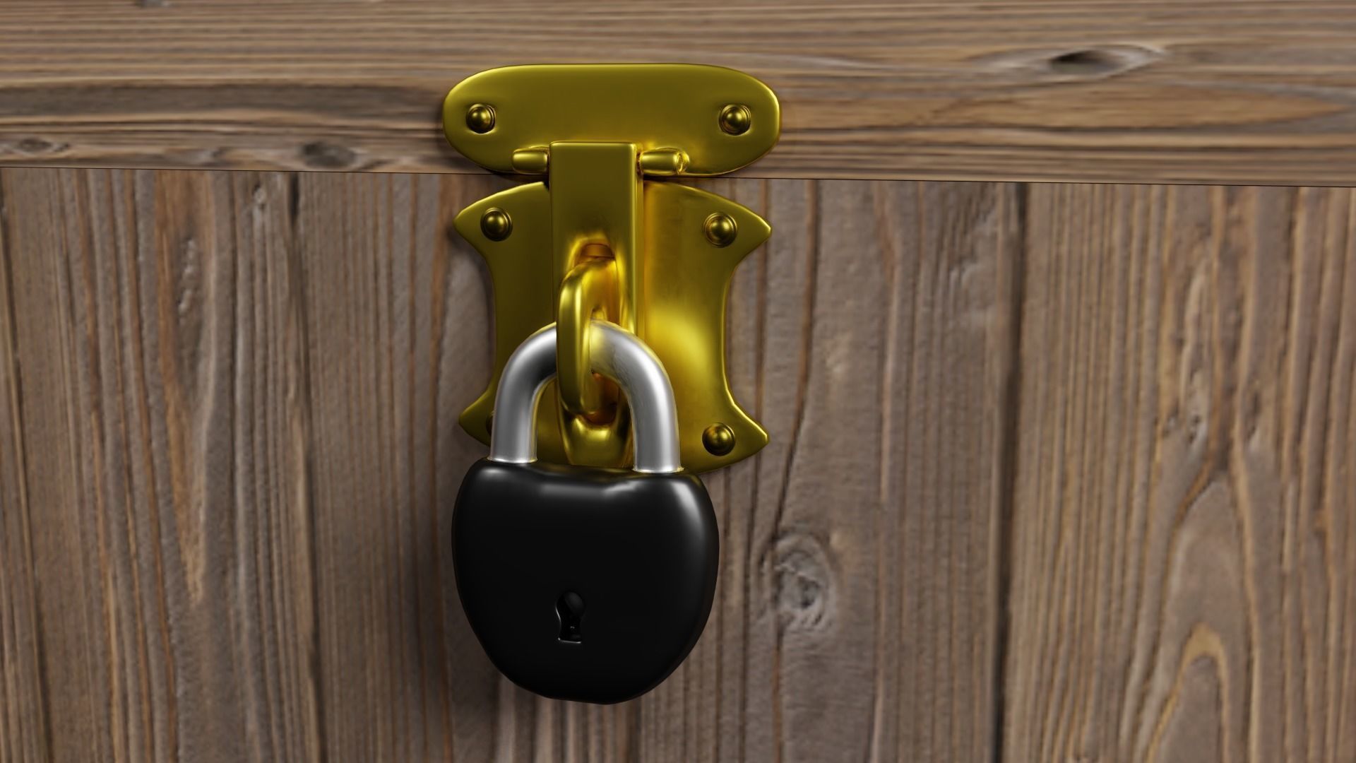 Treasure Box 3D model_1