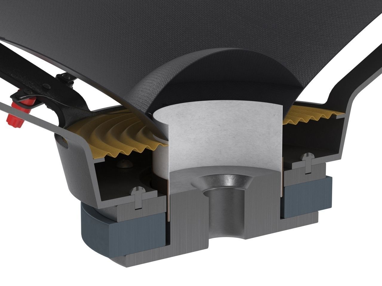 Speaker Cross Section 3D model_6