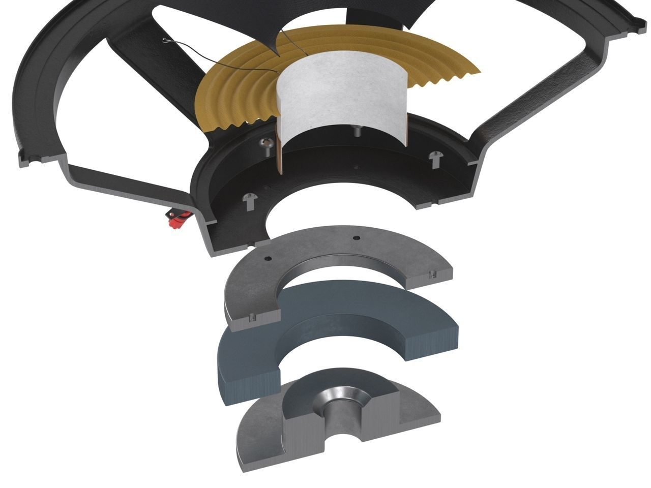 Speaker Cross Section 3D model_10