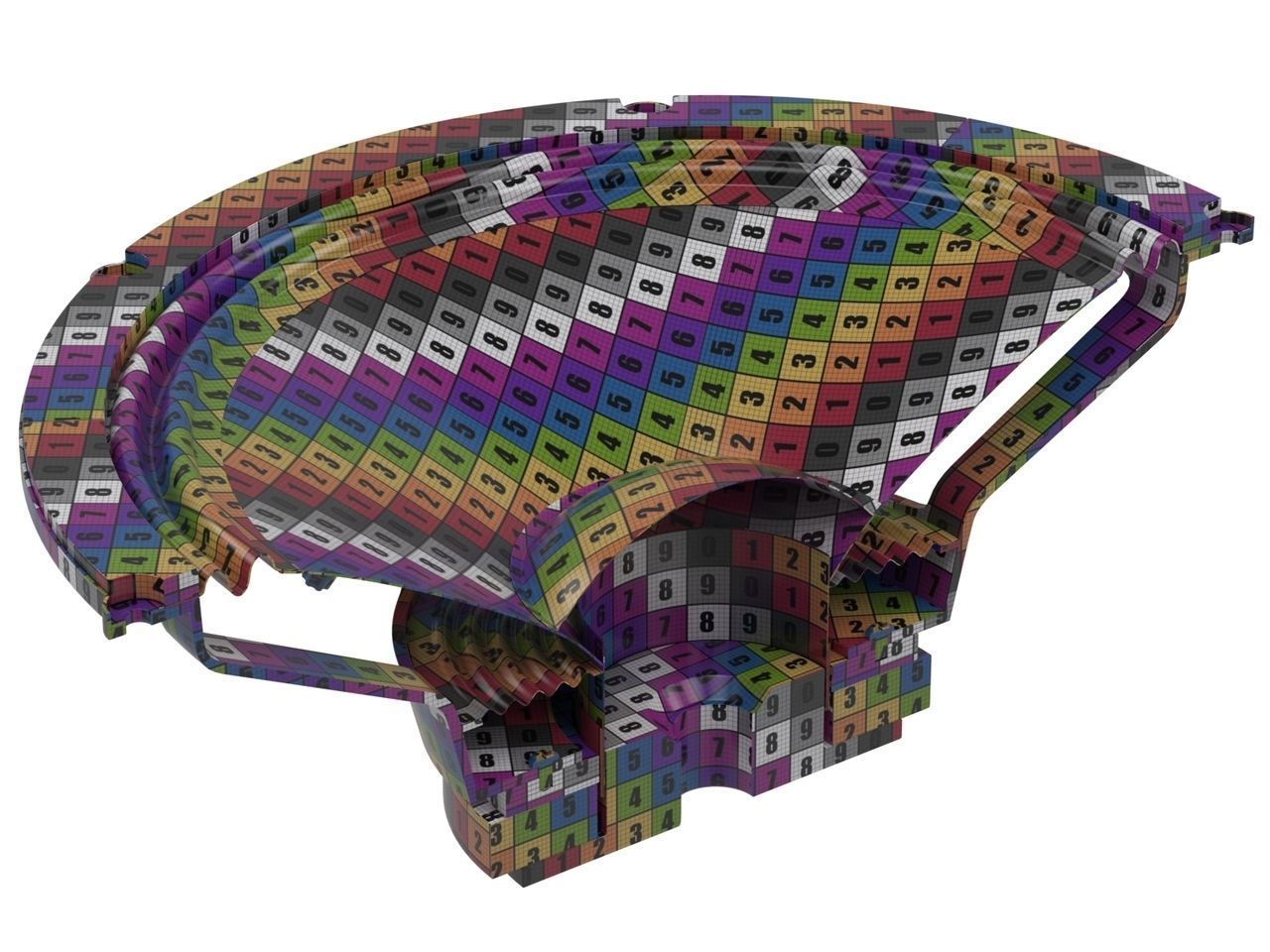 Speaker Cross Section 3D model_30