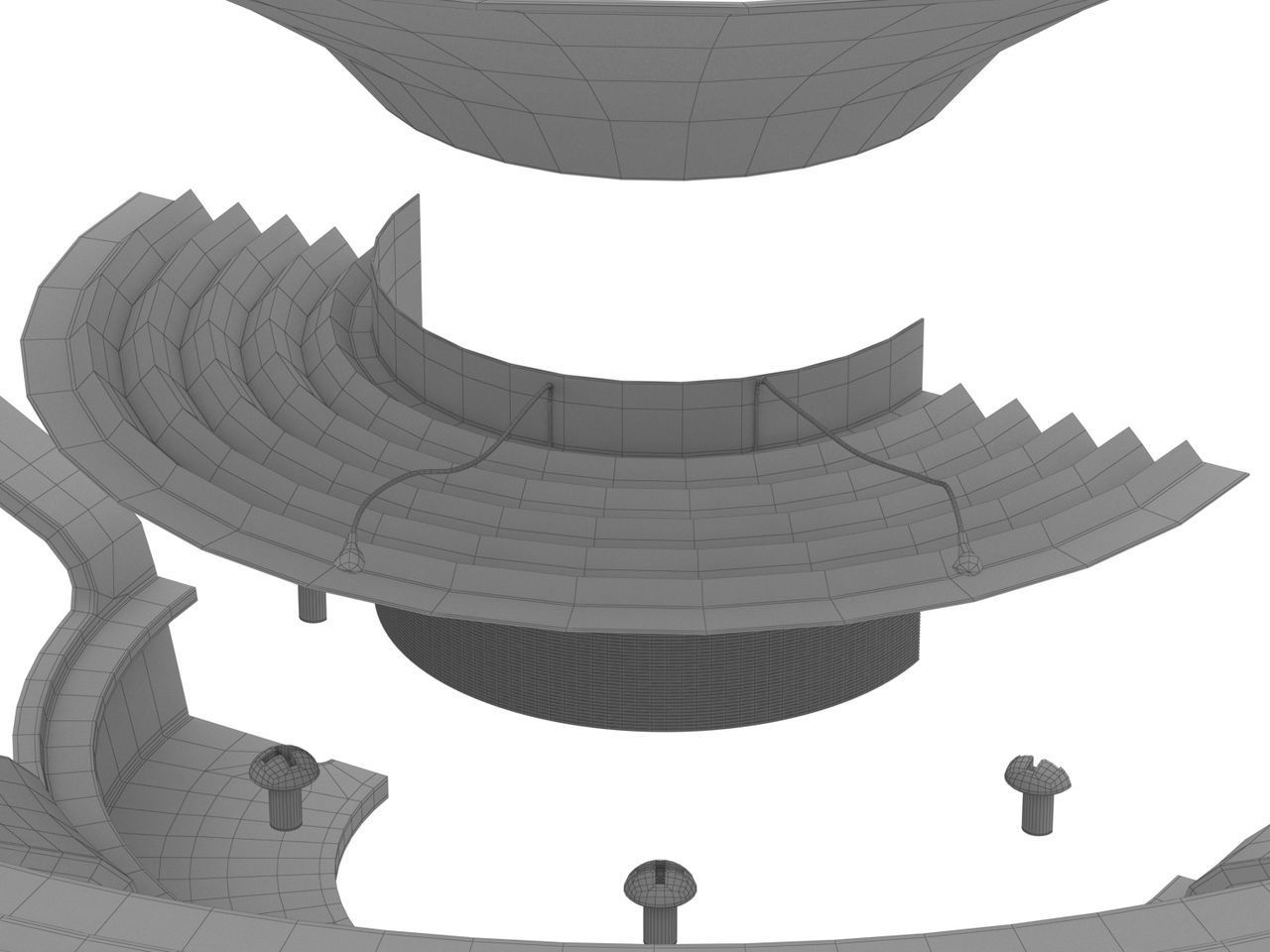 Speaker Cross Section 3D model_22