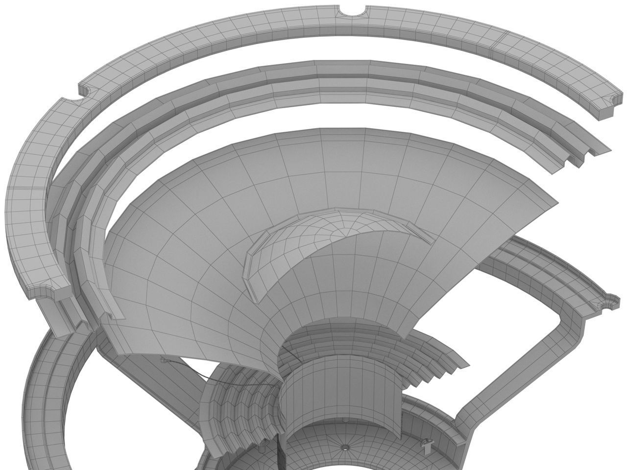 Speaker Cross Section 3D model_20