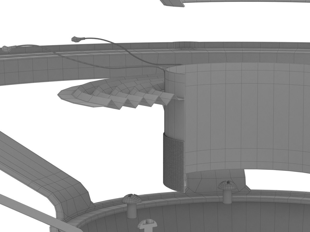 Speaker Cross Section 3D model_23