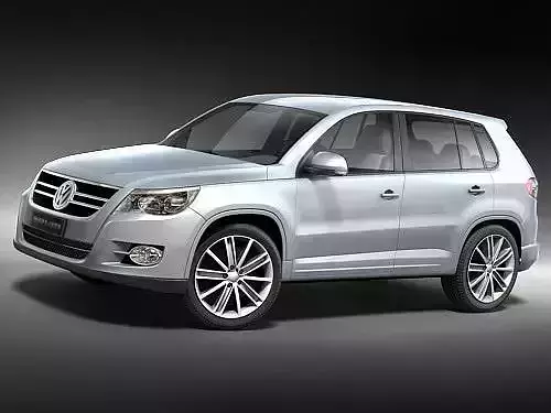 Volkswagen Tiguan midpoly 3D model