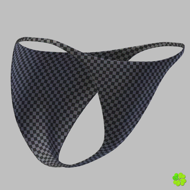 Bikini low poly woman Low-poly 3D model_48