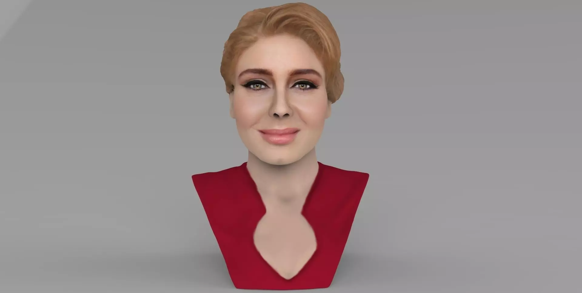 Adele bust ready for full color 3D printing 3D print model