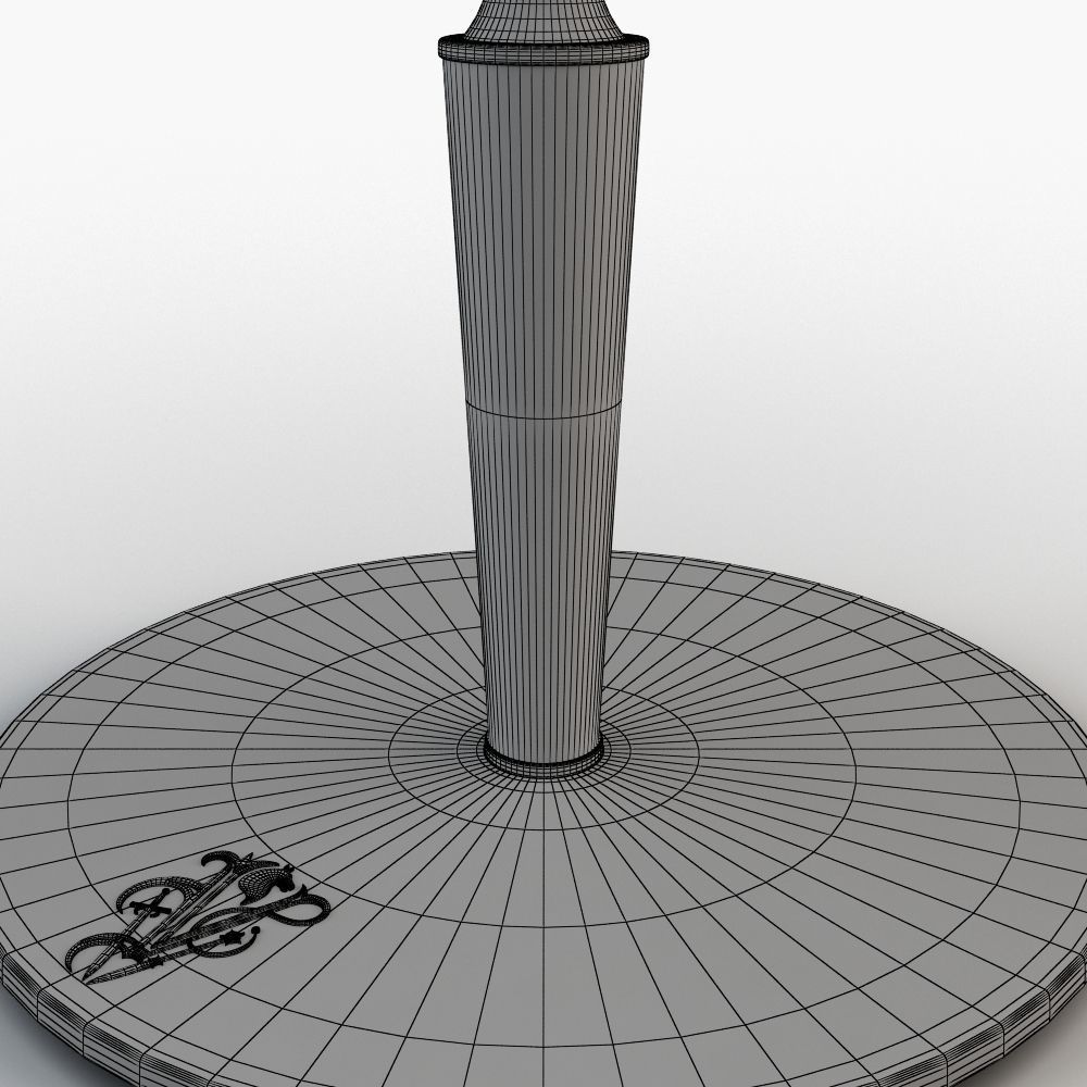 Chatam table chair 3D model_5