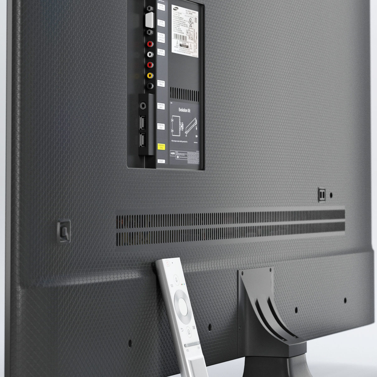 Samsung 40 UHD 4K Smart TV MU6103 3D model_2