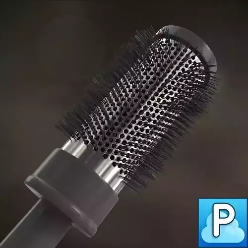 Round modern hairbrush