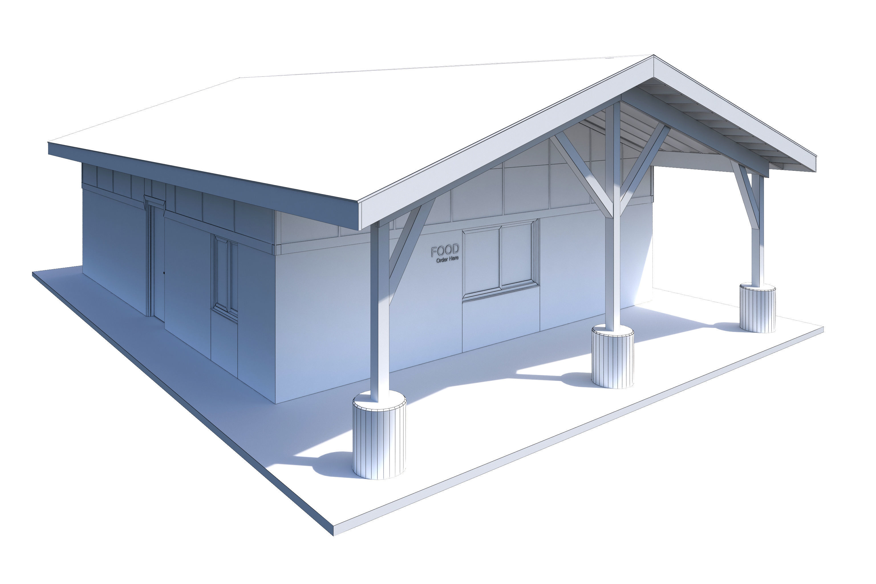 Public Building-001 Restroom 3D model_14