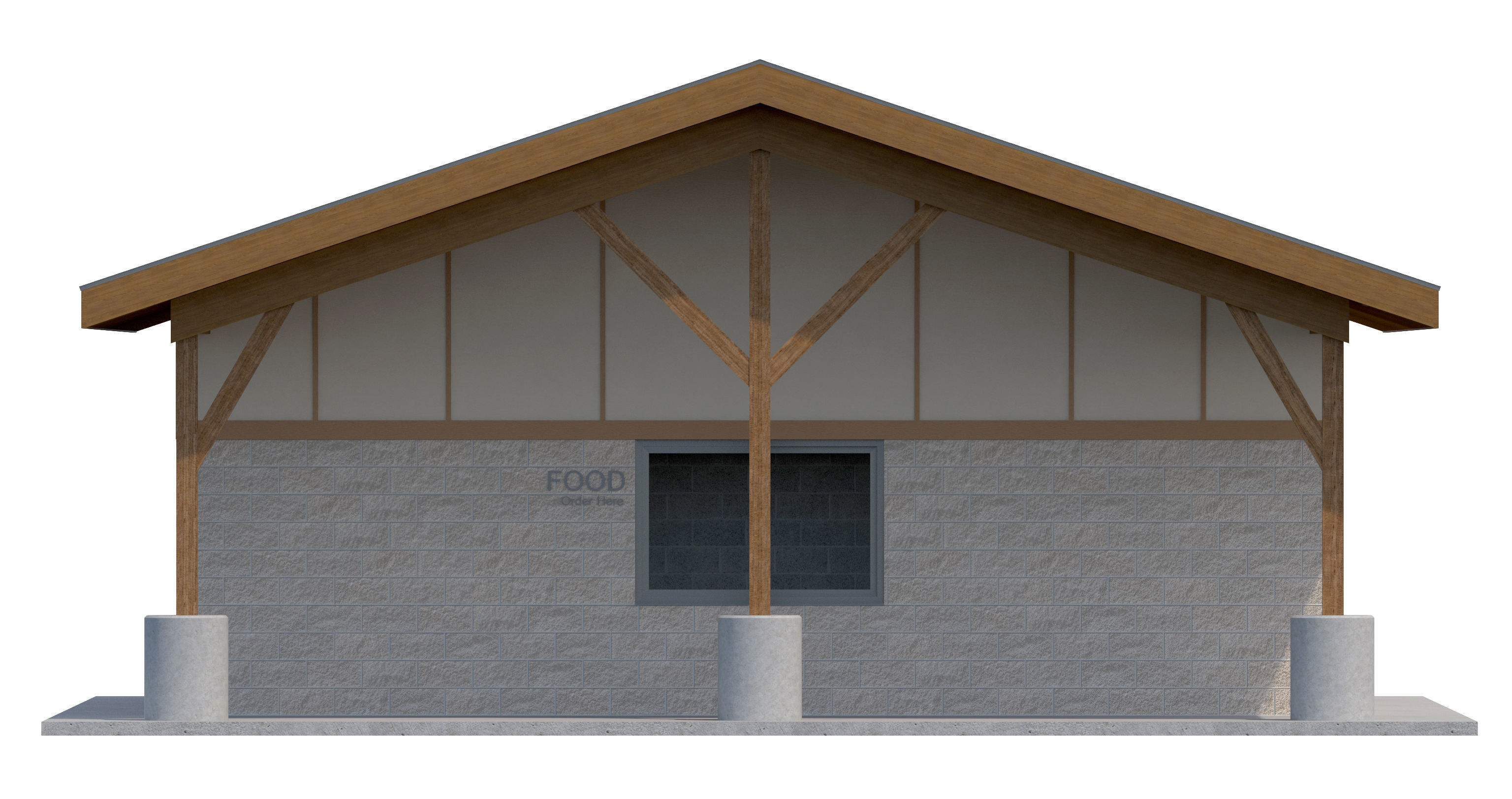 Public Building-001 Restroom 3D model_9