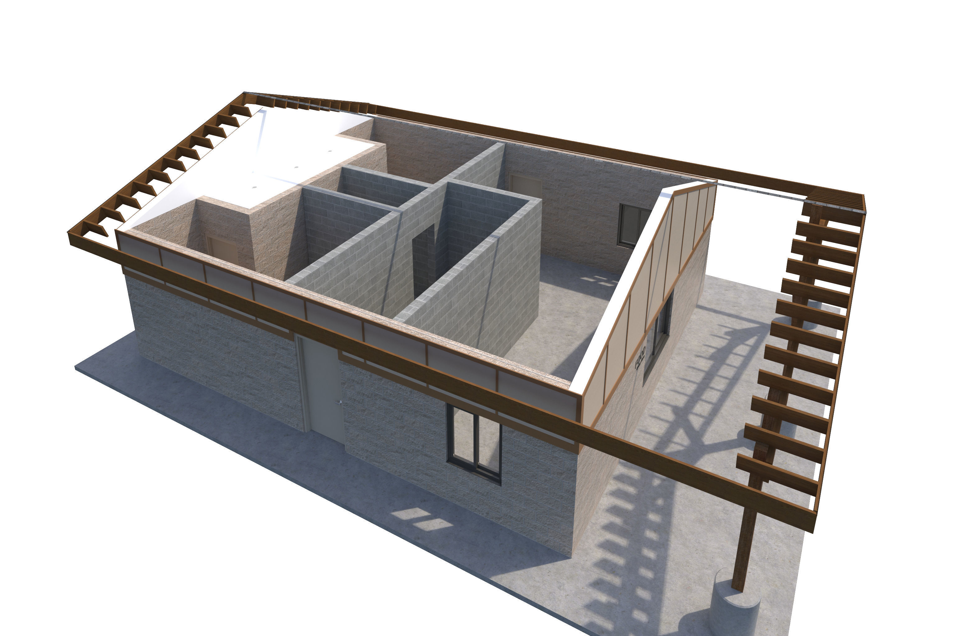 Public Building-001 Restroom 3D model_13