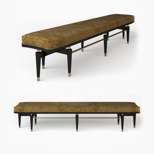 Italian Modern Bench 3D model