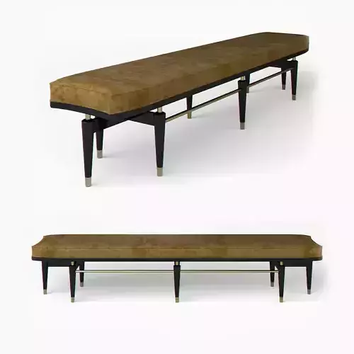 Italian Modern Bench 3D model