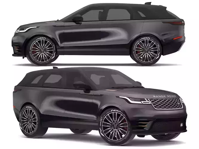 2018 Land Rover Range Rover Velar Narvik Black 3D model