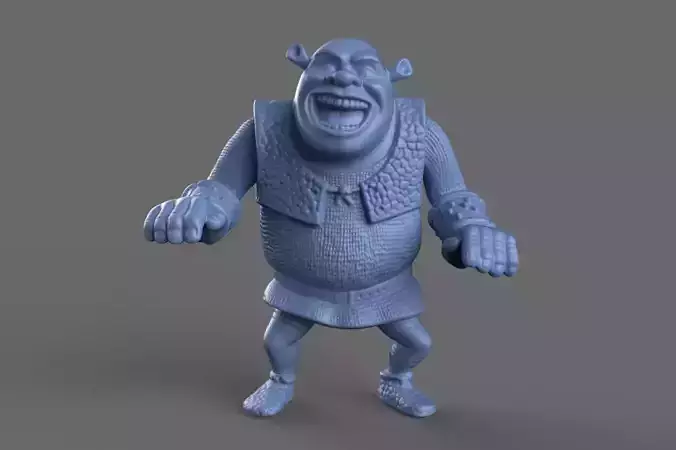 Shrek Toy 3D model