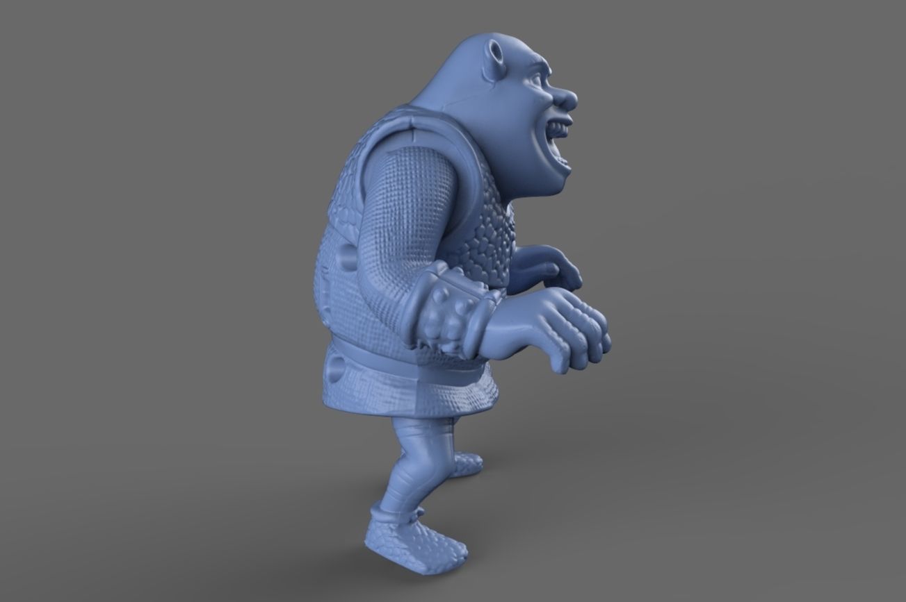 Shrek Toy 3D model_3