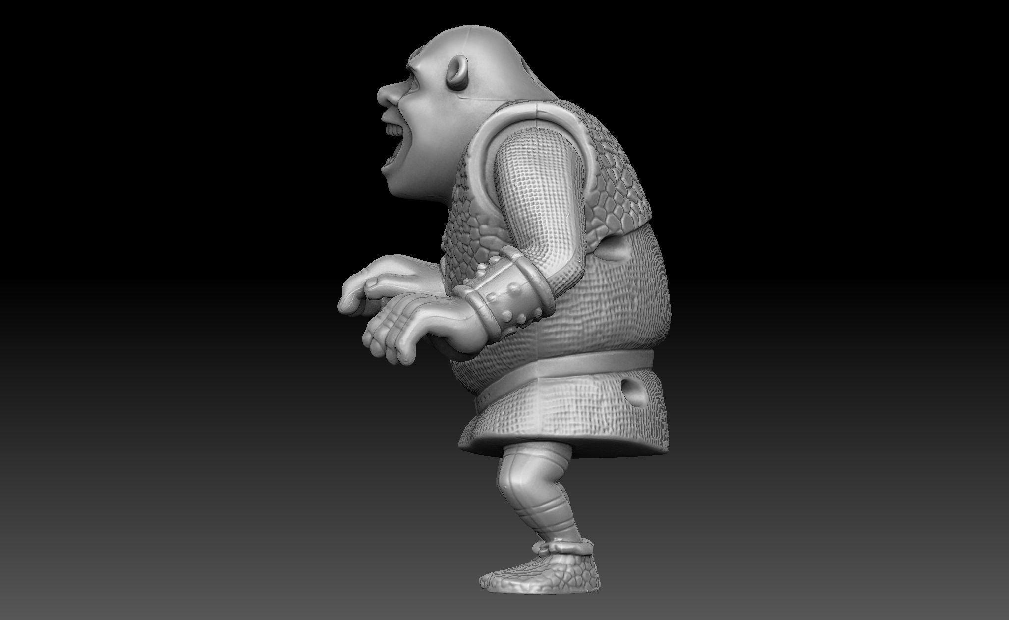 Shrek Toy 3D model_6