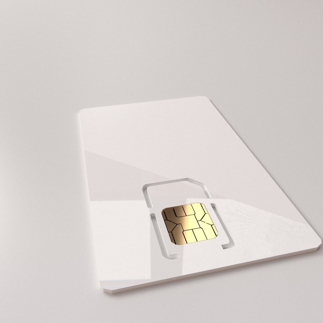 Sim Card V2 3D model_2