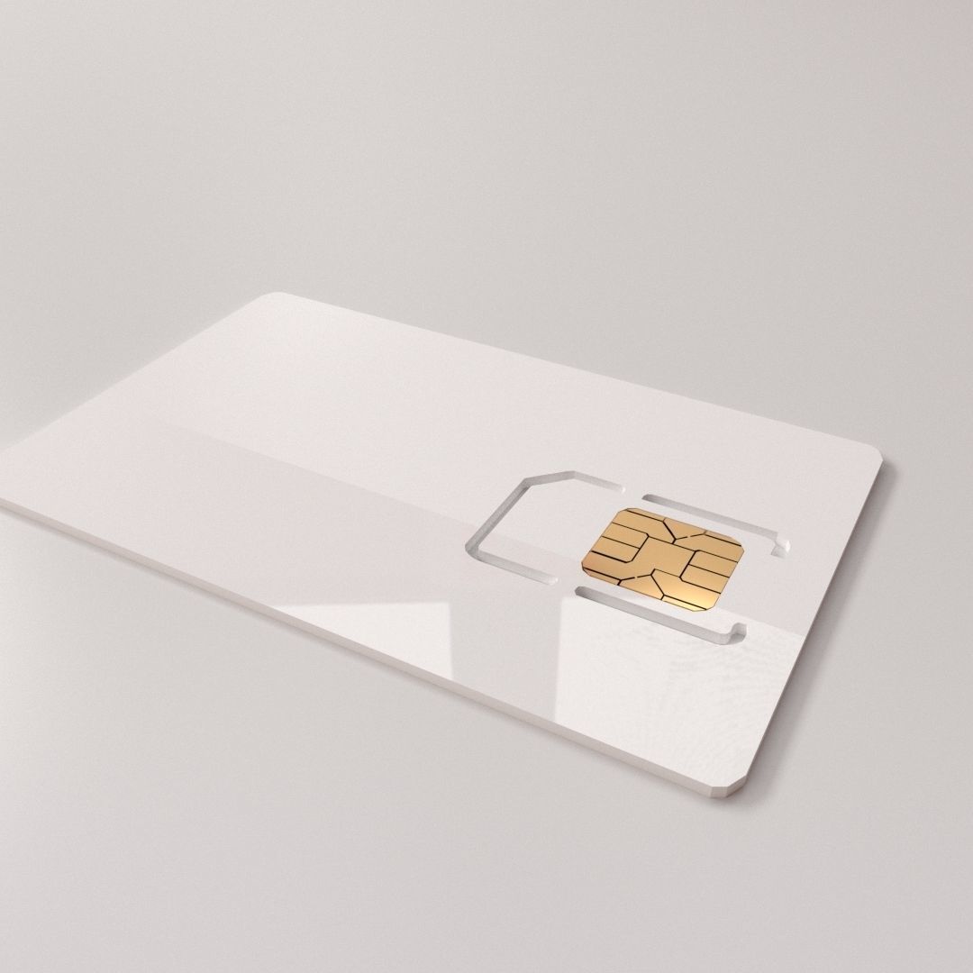 Sim Card V2 3D model_1