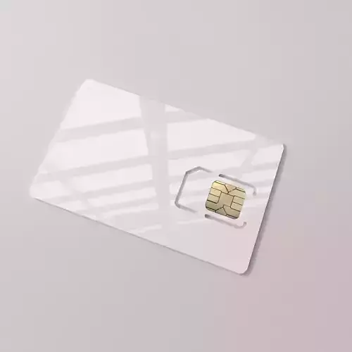 Sim Card V2 3D model