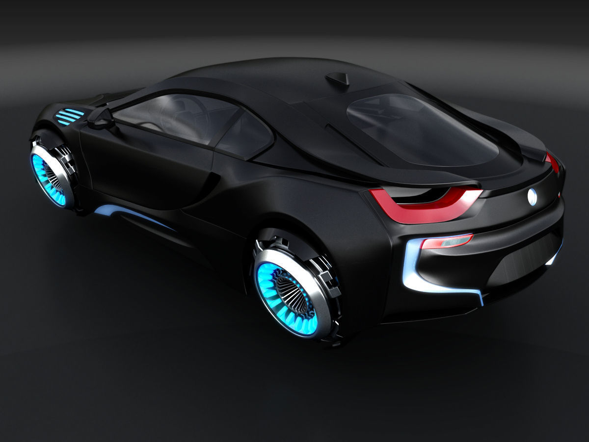 Hover sport cars Set 5in1 3D model_2