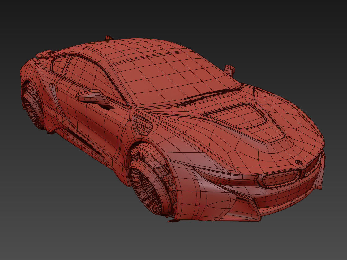 Hover sport cars Set 5in1 3D model_3